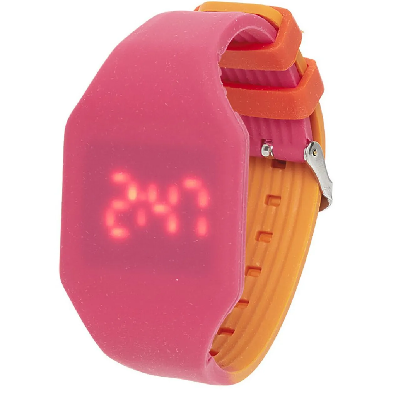Montre led chiffres invisibles en silicone