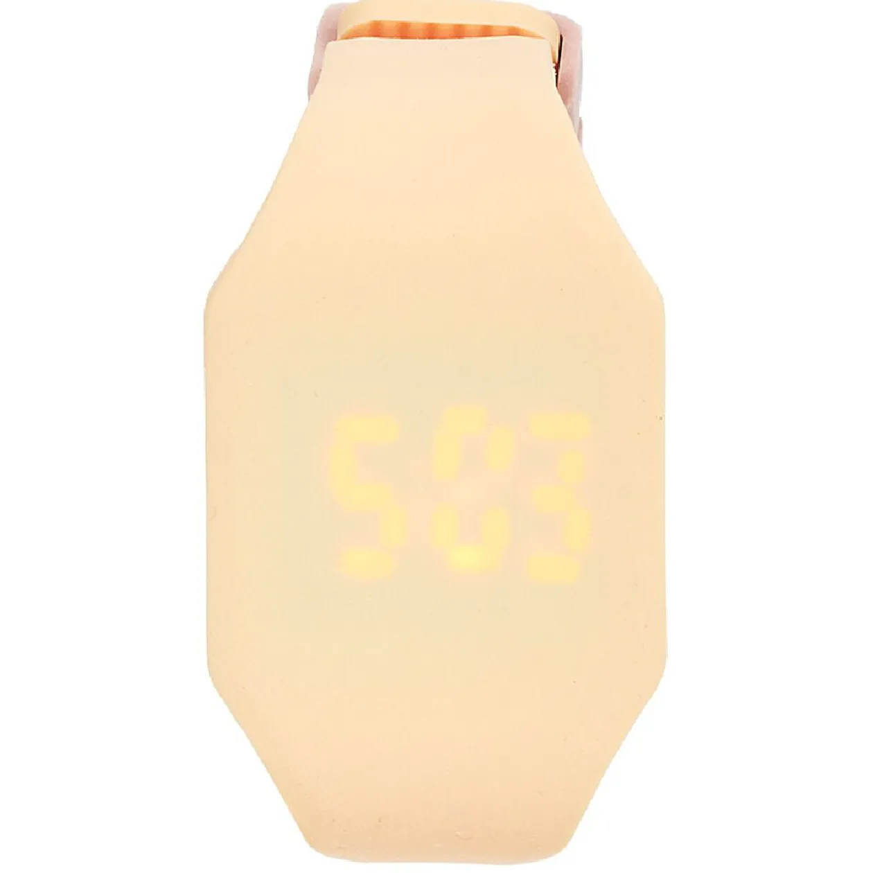 Montre led chiffres invisibles en silicone