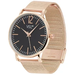 Montre rose gold et noir