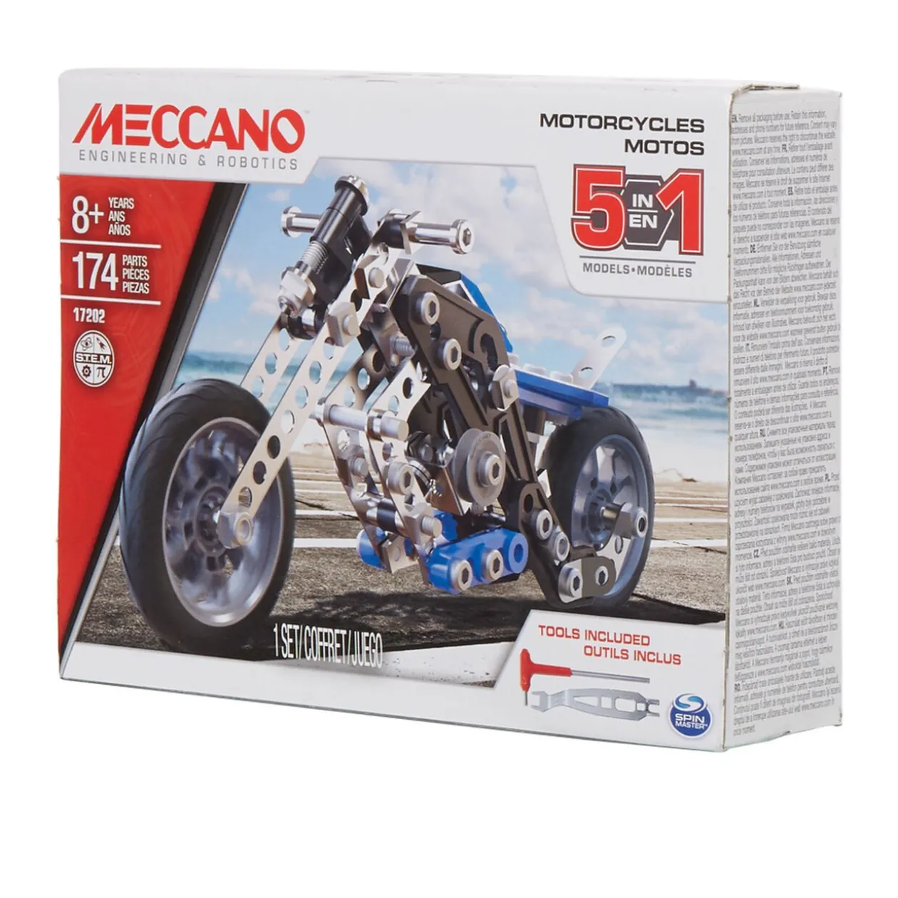 Moto à construire Meccano 5 en 1