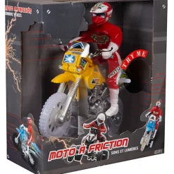 Moto cross à friction son et lumière