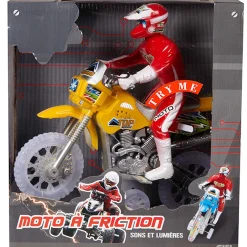 Moto cross à friction son et lumière