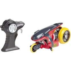 Moto radiocommandée Cyclone 360° LED multicolore