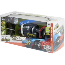 Moto radiocommandée Cyclone 360° LED multicolore