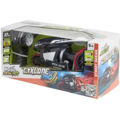 Moto radiocommandée Cyclone 360° LED multicolore