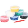 Mousse argile colorée à modeler x 6
