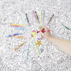 Nappe Noël à colorier 128x240cm