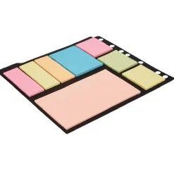 Note adhésive repositionnable multicolore x8