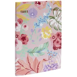 Notes repositionnables motif floral 80 pages