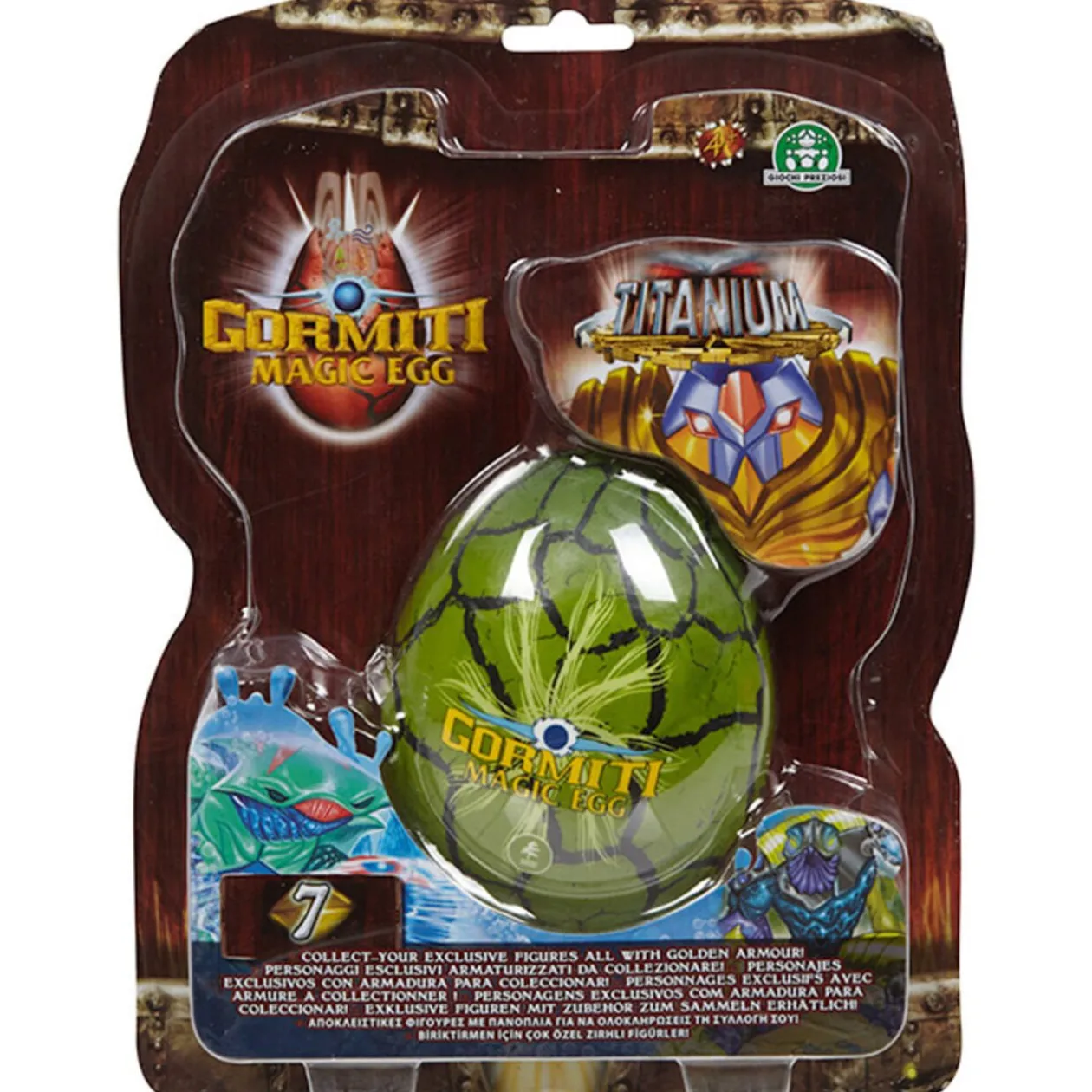 Oeuf et figurine Gormiti