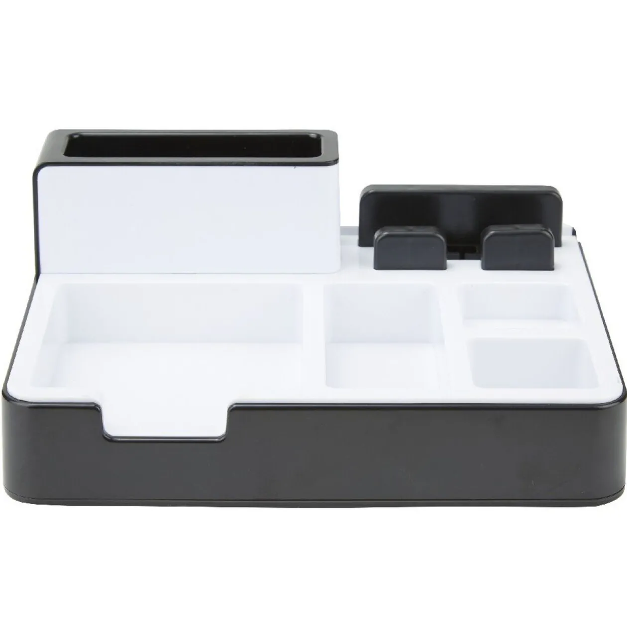 Organisateur de bureau support smartphone ports USB x3