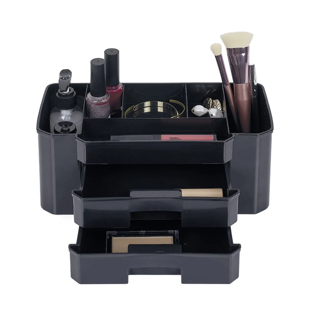 Organisateur multifonctions avec double tiroir