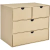 Organiseur de bureau 4 tiroirs