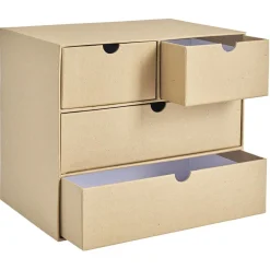 Organiseur de bureau 4 tiroirs