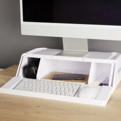 Organiseur de bureau 48x30x13cm polystyrène blanc