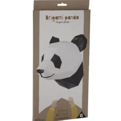 Origami panda en papier DIY