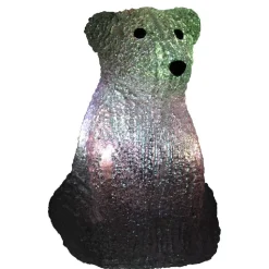 Ourson lumineux multicolore h.16 cm