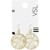 Paire de boucles d'oreilles rondes