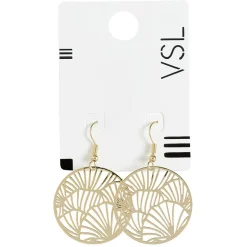 Paire de boucles d'oreilles rondes