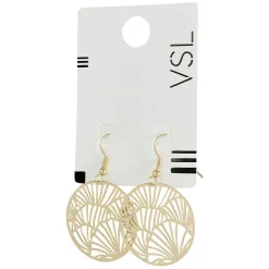 Paire de boucles d'oreilles rondes