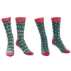 Paire de chaussettes design Noël x2