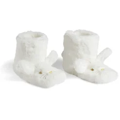 Paire de chaussons bottes enfant lapin blanc 27/29