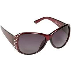 Paire de lunettes de soleil femme décor strass