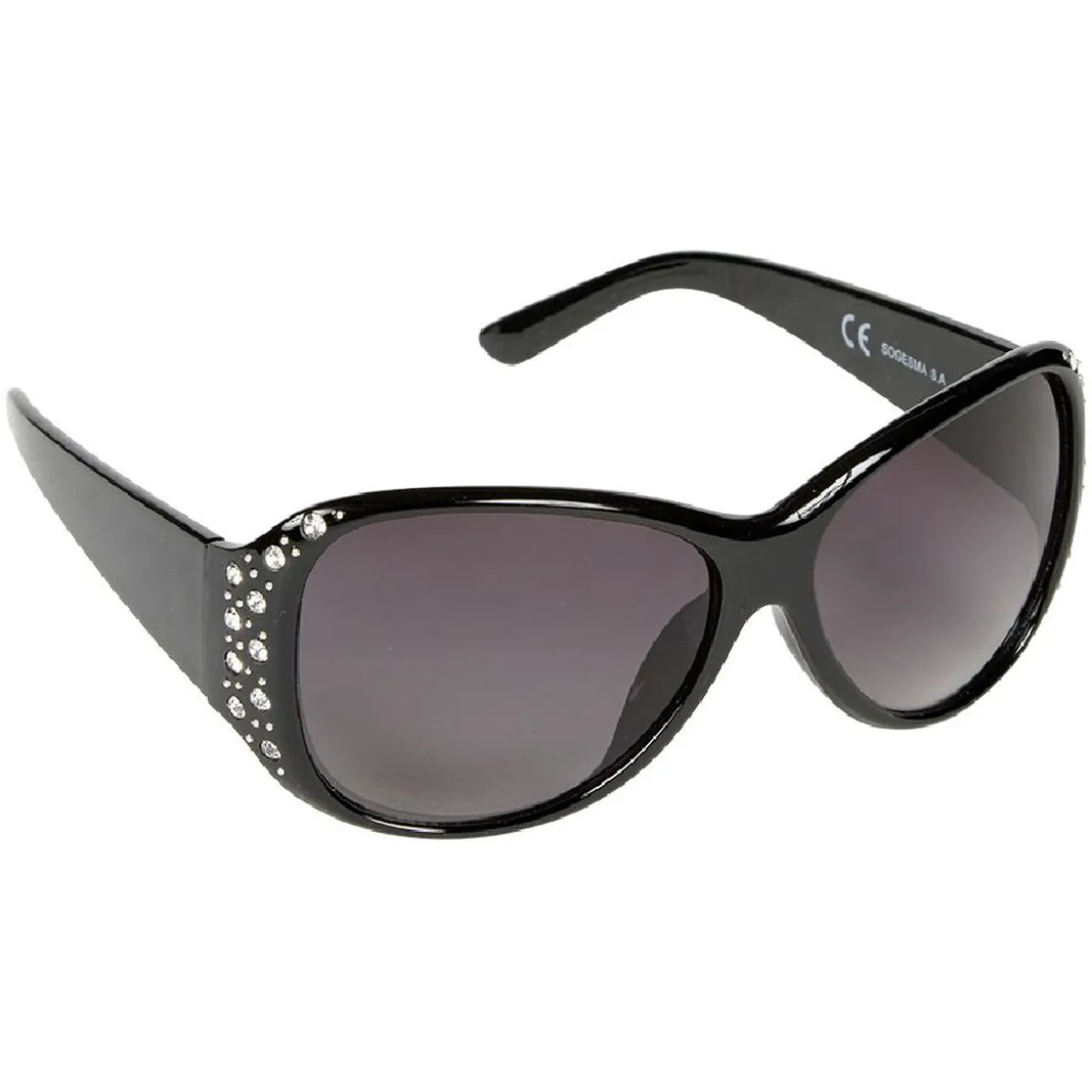 Paire de lunettes de soleil femme décor strass