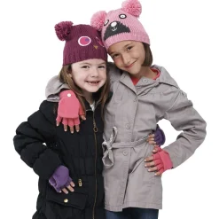 Paire de mitaines colorées