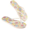 Paire de tongs Femme imprimé multicolore T36/37