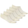 Paires de chaussettes invisible x5 femme beige