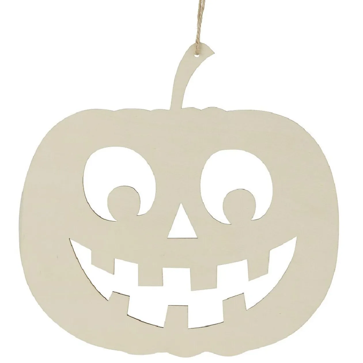 Pancarte mdf forme citrouille à décorer