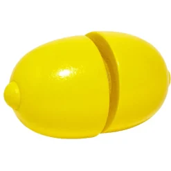 Panière en bois avec aliments à découper 12 pièces