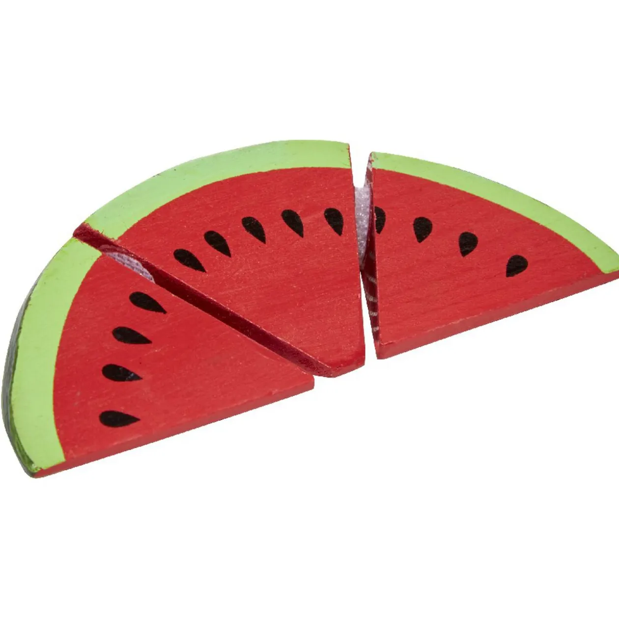 Panière en bois avec aliments à découper 12 pièces