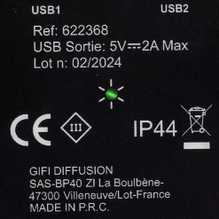 Panneau solaire nomade 10W noir