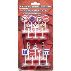 Panneaux de signalisation pour tapis de voitures x14