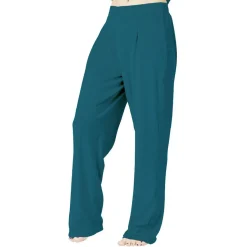 Pantalon velours uni bleu Taille M