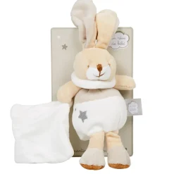 Pantin lapin avec mouchoir un rêve de bébé