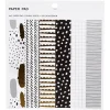 Papier créatif 30 feuilles or et doré