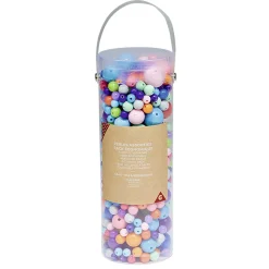 Paquet de perles multicolores 454 g