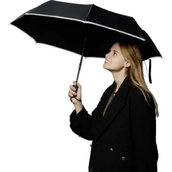 Parapluie automatique à bande réfléchissante