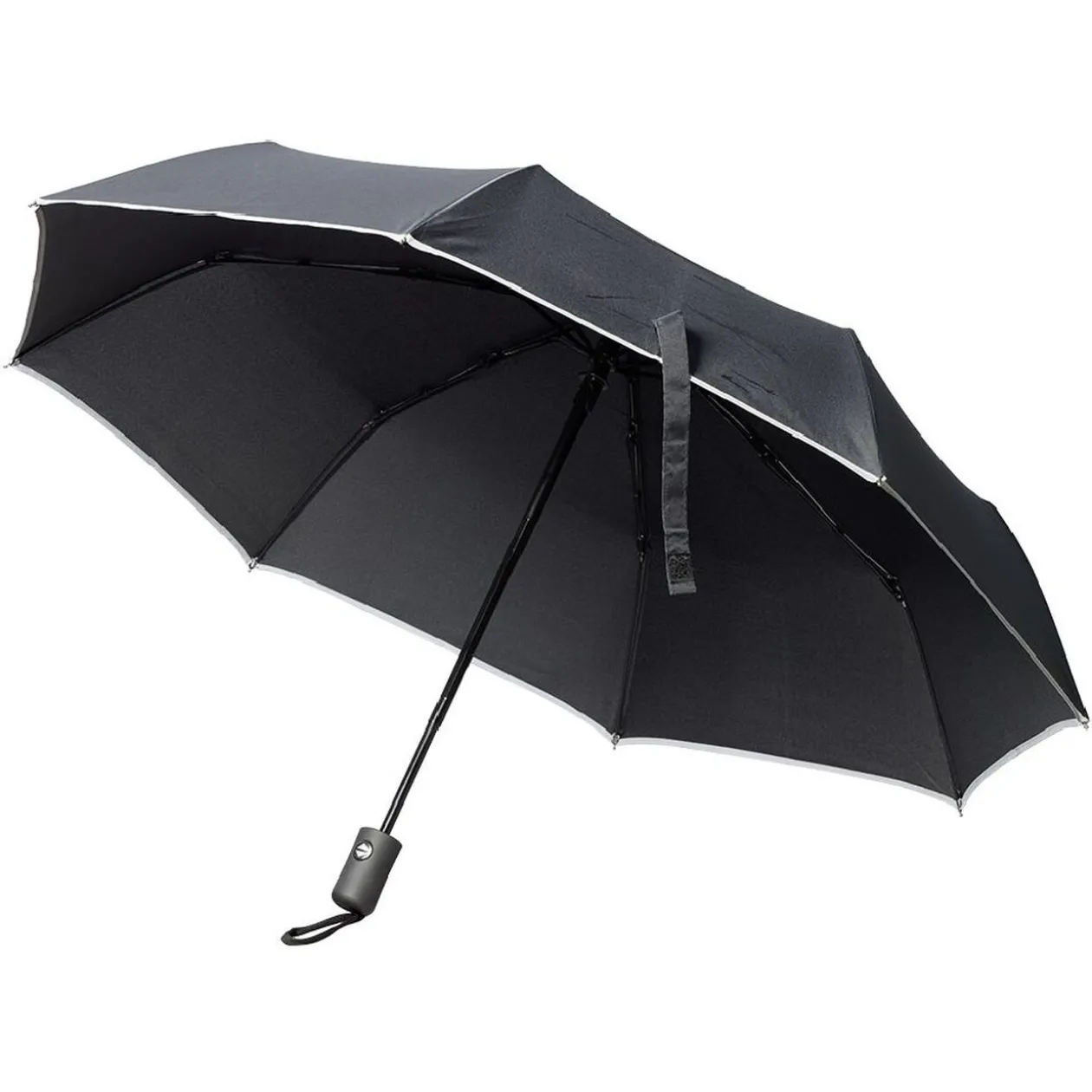 Parapluie automatique à bande réfléchissante