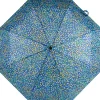 Parapluie bleu à pois colorés