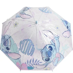 Parapluie bulle Stitch rose polyester et métal