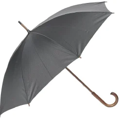 Parapluie canne gris foncé