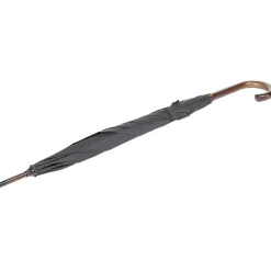 Parapluie canne gris foncé