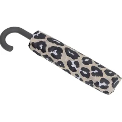Parapluie canne imprimé léopard