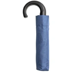 Parapluie canne mini pliant bleu