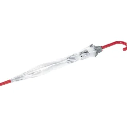 Parapluie canne transparent La vie est belle