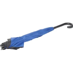 Parapluie inversé bleu et noir